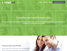 Tablet Screenshot of contratanet.com.br